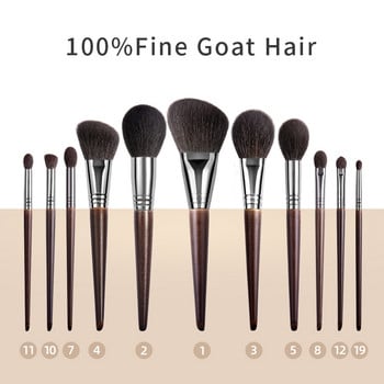 OVW Pro Πινέλα Μακιγιάζ Σετ Σκιές Ματιών Foundation Powder Eyeliner Eyelash Lip Make Up Brush Cosmetic Beauty Tool Kit Hot