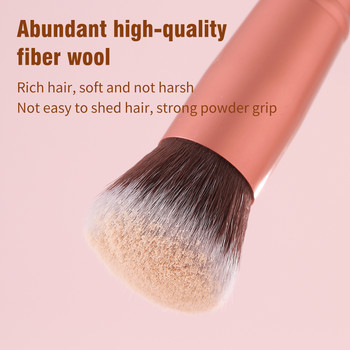 FJER Makeup Brushes Premium Synthetic Foundation Powder Concealers Eye Shadows Kit Makeup 9PCS-24 PCS Σετ πινέλου (Μαύρο τριαντάφυλλο)