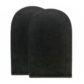 Mănuși autobronzante 2 buc./lot aplicator cu două fețe pentru bronzare Negru Mănușă de loțiune de bronzare cremă