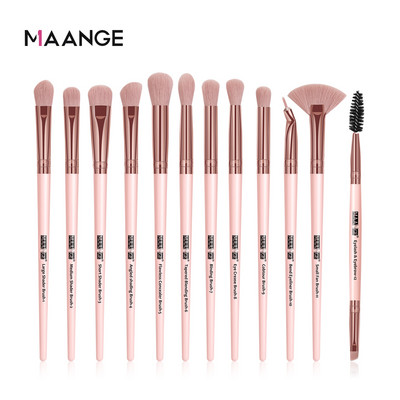 MAANGE Pro 3/5/12 kom Set kistova za šminkanje Sjenila Olovka za oči Četkica za trepavice Četkica za obrve Beauty Make up Blending Tools Maquiagem