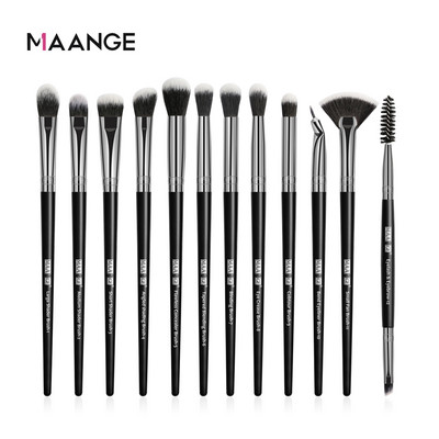 MAANGE Pro 3/5/12 kom Set kistova za šminkanje Sjenila Olovka za oči Četkica za trepavice Četkica za obrve Beauty Make up Blending Tools Maquiagem