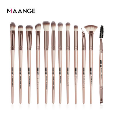 MAANGE Pro 3/5/12 kom Set kistova za šminkanje Sjenila Olovka za oči Četkica za trepavice Četkica za obrve Beauty Make up Blending Tools Maquiagem