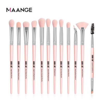 MAANGE Pro 3/5/12 kom Set kistova za šminkanje Sjenila Olovka za oči Četkica za trepavice Četkica za obrve Beauty Make up Blending Tools Maquiagem