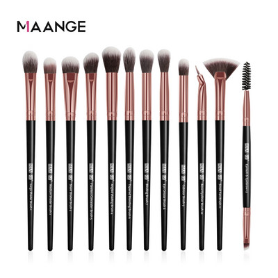 MAANGE Pro 3/5/12 kom Set kistova za šminkanje Sjenila Olovka za oči Četkica za trepavice Četkica za obrve Beauty Make up Blending Tools Maquiagem