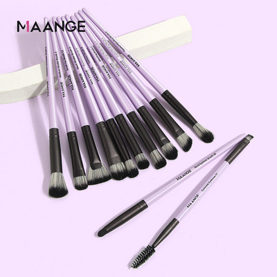 MAANGE Pro 3/5/12 kom Set kistova za šminkanje Sjenila Olovka za oči Četkica za trepavice Četkica za obrve Beauty Make up Blending Tools Maquiagem