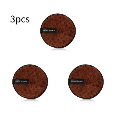 3 buc Tampoane demachiante Cosmetice Prosop de față reutilizabile Servețele de machiaj Pânză Tampoane lavabile din bumbac Instrument pentru curățarea pielii pentru îngrijirea pielii