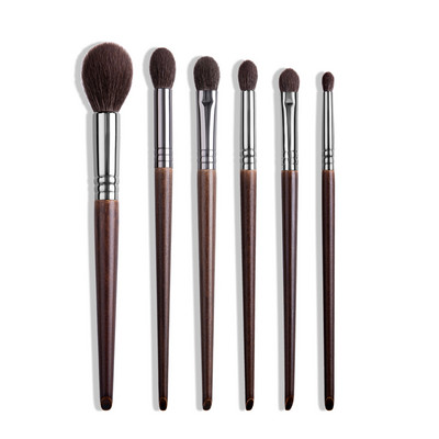 Set de pensule pentru machiaj din păr natural de capră OVW Kit profesional brocha maquillaje pedzle do makijazu blending smudging perie shader