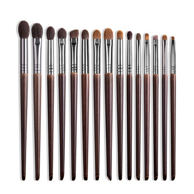 Set de pensule pentru machiaj din păr natural de capră OVW Kit profesional brocha maquillaje pedzle do makijazu blending smudging perie shader
