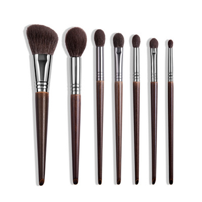 Set de pensule pentru machiaj din păr natural de capră OVW Kit profesional brocha maquillaje pedzle do makijazu blending smudging perie shader