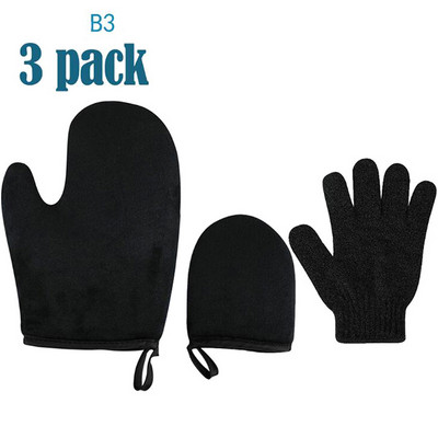 2/3 bucăți/set mănuși pentru curățarea corpului autobronzant aplicator reutilizabil pentru autobronzant Mănuși de bronzare cremă loțiune mousse