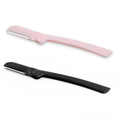 2tk kokkupandav kulmude trimmer Näo-näo habemenuga Kulmutrimmerid terad pardel Nuga tera Kulmude kujundamise juukseeemaldusvahend