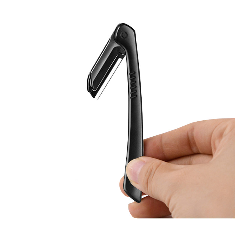 2tk kokkupandav kulmude trimmer Näo-näo habemenuga Kulmutrimmerid terad pardel Nuga tera Kulmude kujundamise juukseeemaldusvahend