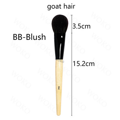 Seria BB Pensule pentru pudră liberă Pensule pentru fard pentru față în unghi pentru fond de ten Buffing Bursh Fard de pleoape Shoder Blender Liner Pensule de machiaj