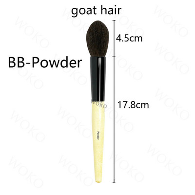 Seria BB Pensule pentru pudră liberă Pensule pentru fard pentru față în unghi pentru fond de ten Buffing Bursh Fard de pleoape Shoder Blender Liner Pensule de machiaj