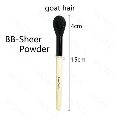 Seria BB Pensule pentru pudră liberă Pensule pentru fard pentru față în unghi pentru fond de ten Buffing Bursh Fard de pleoape Shoder Blender Liner Pensule de machiaj