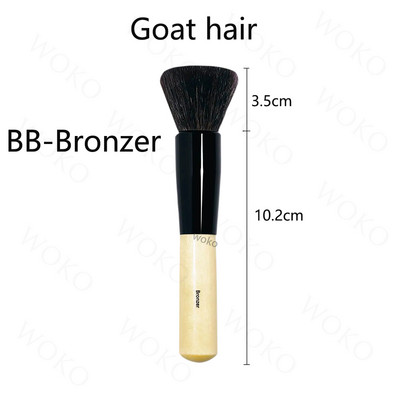 Seria BB Pensule pentru pudră liberă Pensule pentru fard pentru față în unghi pentru fond de ten Buffing Bursh Fard de pleoape Shoder Blender Liner Pensule de machiaj