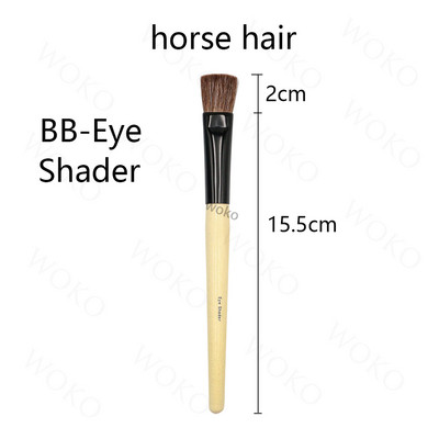 Seria BB Pensule pentru pudră liberă Pensule pentru fard pentru față în unghi pentru fond de ten Buffing Bursh Fard de pleoape Shoder Blender Liner Pensule de machiaj