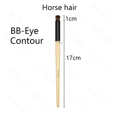 Seria BB Pensule pentru pudră liberă Pensule pentru fard pentru față în unghi pentru fond de ten Buffing Bursh Fard de pleoape Shoder Blender Liner Pensule de machiaj