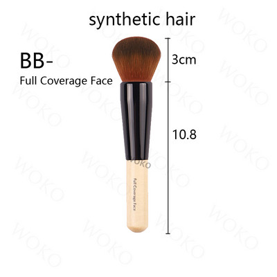 Seria BB Pensule pentru pudră liberă Pensule pentru fard pentru față în unghi pentru fond de ten Buffing Bursh Fard de pleoape Shoder Blender Liner Pensule de machiaj