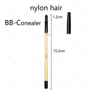 Seria BB Pensule pentru pudră liberă Pensule pentru fard pentru față în unghi pentru fond de ten Buffing Bursh Fard de pleoape Shoder Blender Liner Pensule de machiaj