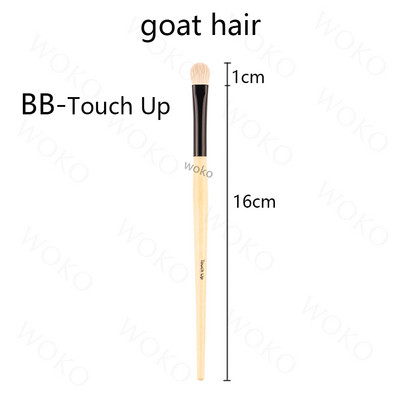 Seria BB Pensule pentru pudră liberă Pensule pentru fard pentru față în unghi pentru fond de ten Buffing Bursh Fard de pleoape Shoder Blender Liner Pensule de machiaj