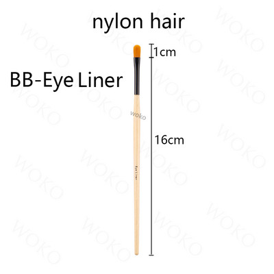 Seria BB Pensule pentru pudră liberă Pensule pentru fard pentru față în unghi pentru fond de ten Buffing Bursh Fard de pleoape Shoder Blender Liner Pensule de machiaj