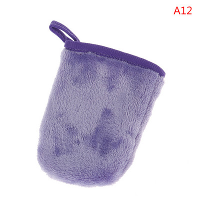 Mănușă de demachiere reutilizabilă Mănușă de curățare a feței din microfibră Prosop Tampoane moi pentru curățarea feței Curățare profundă a feței Instrumente de îngrijire a pielii