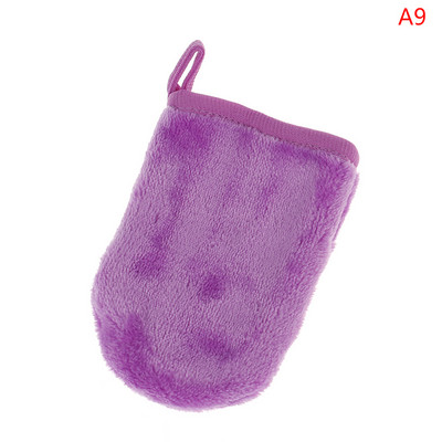 Mănușă de demachiere reutilizabilă Mănușă de curățare a feței din microfibră Prosop Tampoane moi pentru curățarea feței Curățare profundă a feței Instrumente de îngrijire a pielii