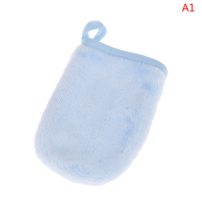 Mănușă de demachiere reutilizabilă Mănușă de curățare a feței din microfibră Prosop Tampoane moi pentru curățarea feței Curățare profundă a feței Instrumente de îngrijire a pielii