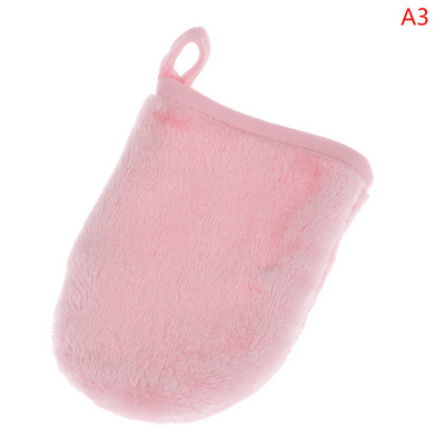 Mănușă de demachiere reutilizabilă Mănușă de curățare a feței din microfibră Prosop Tampoane moi pentru curățarea feței Curățare profundă a feței Instrumente de îngrijire a pielii