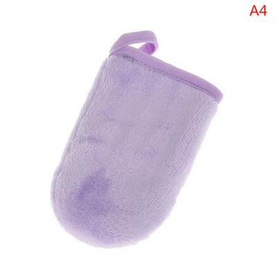 Mănușă de demachiere reutilizabilă Mănușă de curățare a feței din microfibră Prosop Tampoane moi pentru curățarea feței Curățare profundă a feței Instrumente de îngrijire a pielii