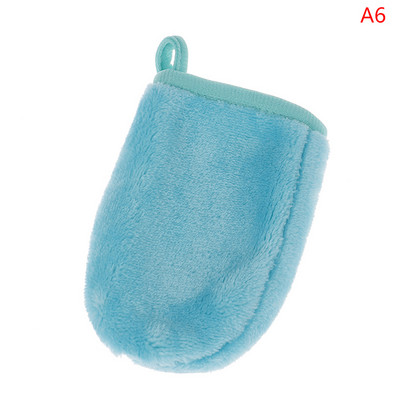 Mănușă de demachiere reutilizabilă Mănușă de curățare a feței din microfibră Prosop Tampoane moi pentru curățarea feței Curățare profundă a feței Instrumente de îngrijire a pielii