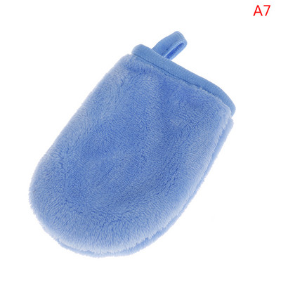 Mănușă de demachiere reutilizabilă Mănușă de curățare a feței din microfibră Prosop Tampoane moi pentru curățarea feței Curățare profundă a feței Instrumente de îngrijire a pielii