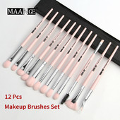 12/5 db MAANGE Beauty sminkecsetek szett Kozmetikai alapozó púder pirosító szemhéjfesték ajak smink ecsetkeverő eszközök Maquiagem