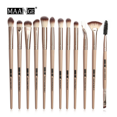 12/5 db MAANGE Beauty sminkecsetek szett Kozmetikai alapozó púder pirosító szemhéjfesték ajak smink ecsetkeverő eszközök Maquiagem