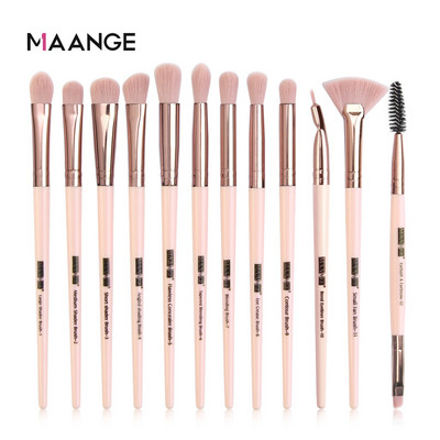 12/5 db MAANGE Beauty sminkecsetek szett Kozmetikai alapozó púder pirosító szemhéjfesték ajak smink ecsetkeverő eszközök Maquiagem