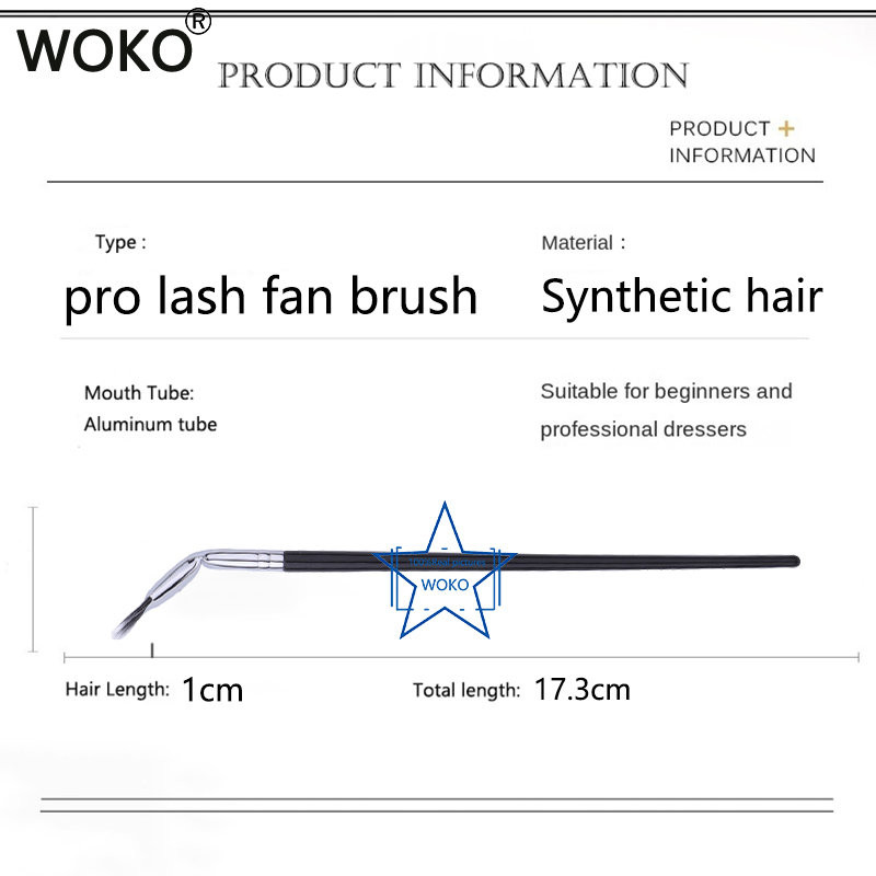 Perie pentru gene, ventilator, perie pentru gene îndoită, perie pentru gene, perie cu ventilator mic, perie profesională pentru gene, mini ventilator, pentru machiaj pentru ochi.