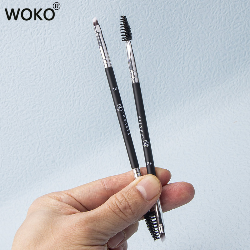 Perie pentru gene, ventilator, perie pentru gene îndoită, perie pentru gene, perie cu ventilator mic, perie profesională pentru gene, mini ventilator, pentru machiaj pentru ochi.