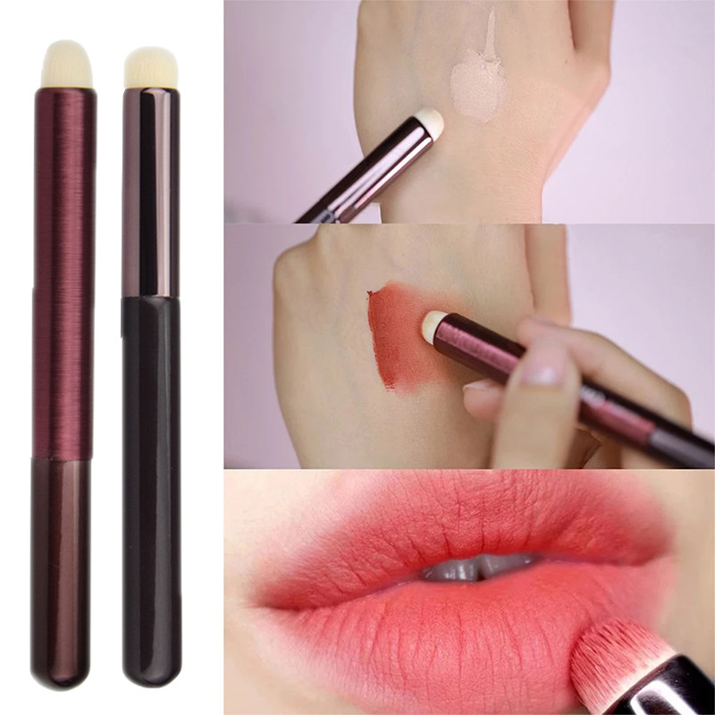 1db Többcélú korrektor ecset ajakkefe Rúzs Smudge Lip Brush mini korrektor/szemhéjfesték ecset smink ecsetek
