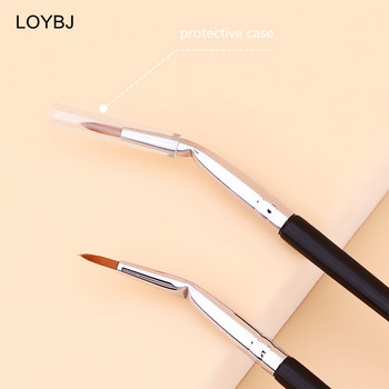 LOYBJ Multi Purpose Eyeliner Brush Fine Concealer Brush Tear Trough Liing Silkworm Outline Brush Eye Liner Λεπτομέρειες μακιγιάζ