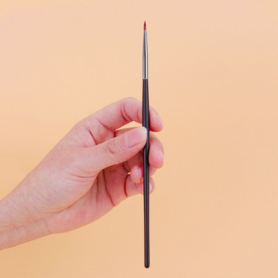 LOYBJ Pensule multifuncțională pentru creion de ochi Perie pentru corector fină Pensule pentru lacrimi Perie pentru contur cu vierme de mătase Detaliat Instrumente de machiaj