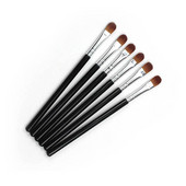Set de pensule de machiaj 6 buc/lot Fard de pleoape Blending Eyeliner Gene Sprâncene Pensule de machiaj Perie profesională pentru fard de pleoape