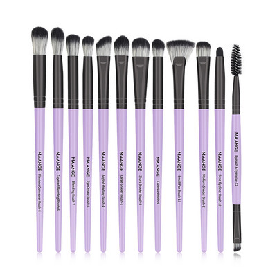 MAANGE Pro 3/5/12 kom/lot Set kistova za šminkanje Eye Shadow Blending Eyeliner Četkice za trepavice i obrve za šminkanje Novo