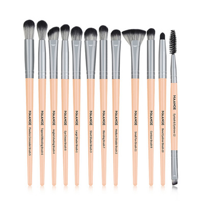 MAANGE Pro 3/5/12 kom/lot Set kistova za šminkanje Eye Shadow Blending Eyeliner Četkice za trepavice i obrve za šminkanje Novo