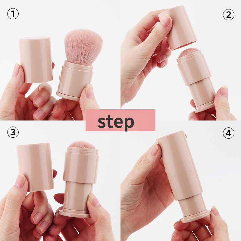 1 PC smink behúzható kefefej puha hordozható pirosító kefe alapozó Make Up Nail Beauty Essential prémium minőségű új púder