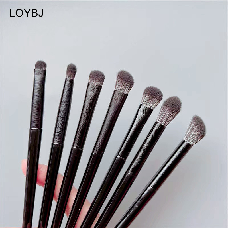 LOYBJ Pensule de machiaj pentru fard de pleoape Păr moale Perie profesională pentru umbră pentru conturul ochilor pentru nas, pentru amestecare cosmetică, instrument de machiaj pentru detalii