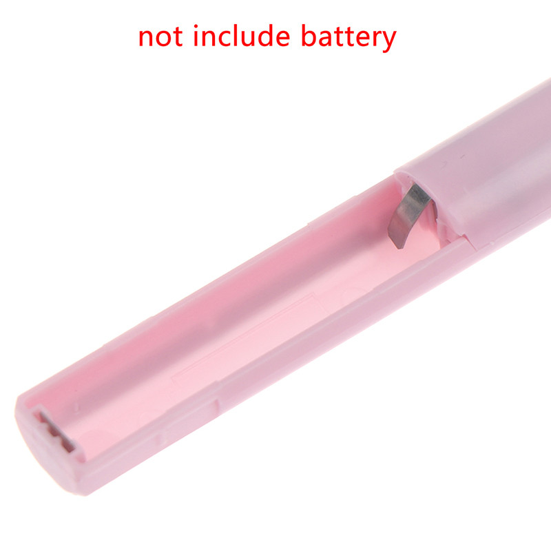 Mini foarfece electrice portabile pentru sprâncene, aparat de tuns pentru femei, aparat de ras pentru corp, cu lamă, epilator de ras