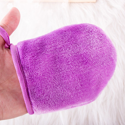 1 db újrafelhasználható sminklemosó kesztyű Face Clean radír arctisztító puha arctisztító párna Beauty arctisztító eszközök