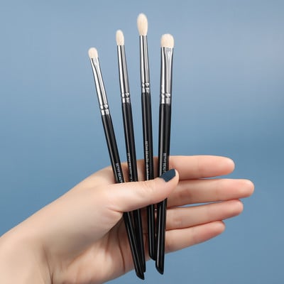 Set de pensule de machiaj 4 buc Bethy Beauty Fard de pleoape Sprâncene păr de capră Fard de obraz sintetic Instrumente de machiaj Brochas Maquillaje