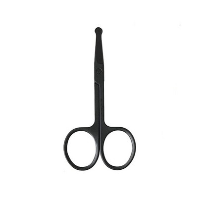 1 tk nina juuksekäärid roostevabast terasest kumerad mini habemekäärid kaasaskantavad ninakõrva karvade eemaldaja trimmer meigitööriistad